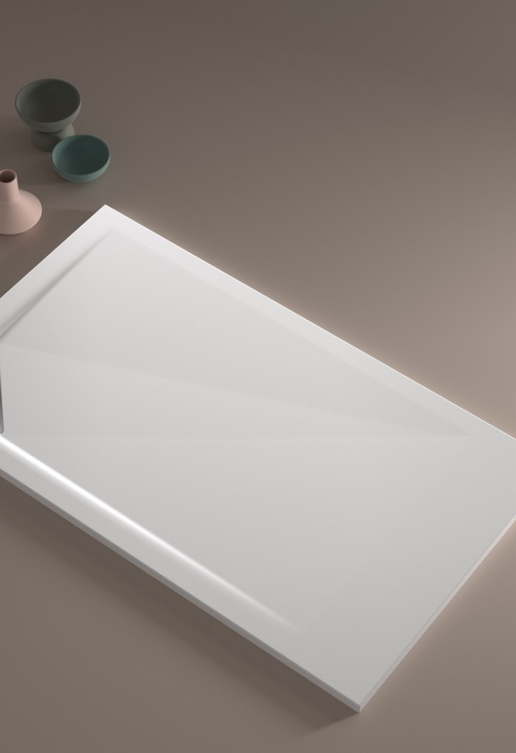 Stone Mio - Mineralguss Duschplatte